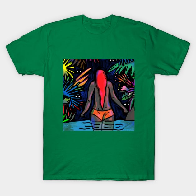 Bano Tropical T-Shirt by mariacaballer